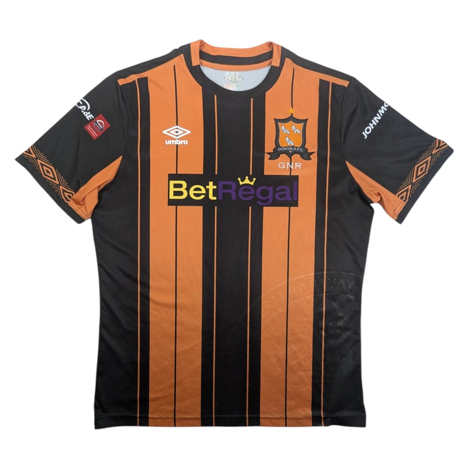Dundalk Umbro Away Football Jersey 2021 Great Northern Railway (L) [Excellent]