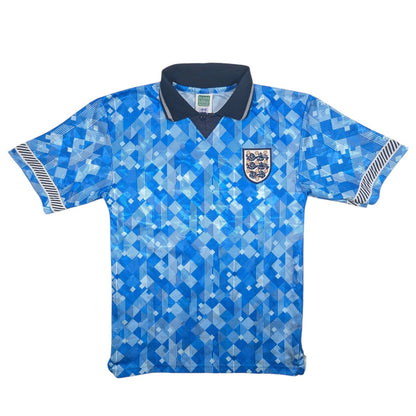 England Score Draw Away Football Jersey Retro 91 