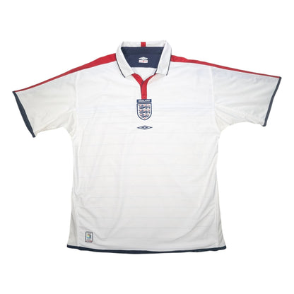 England Umbro Home Football Jersey 2004 (XL) reversible