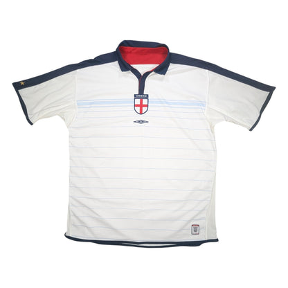 England Umbro Home Football Jersey 2004 (XL) reversible