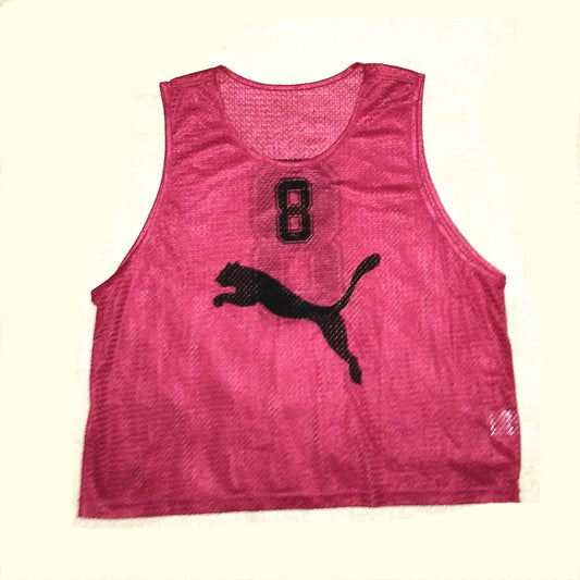  Football  Sleeveless  Training  Jersey  1990s  Puma     Unisex Adults     #8    Puma Vintage Retro   SHIRTS V SKINS   