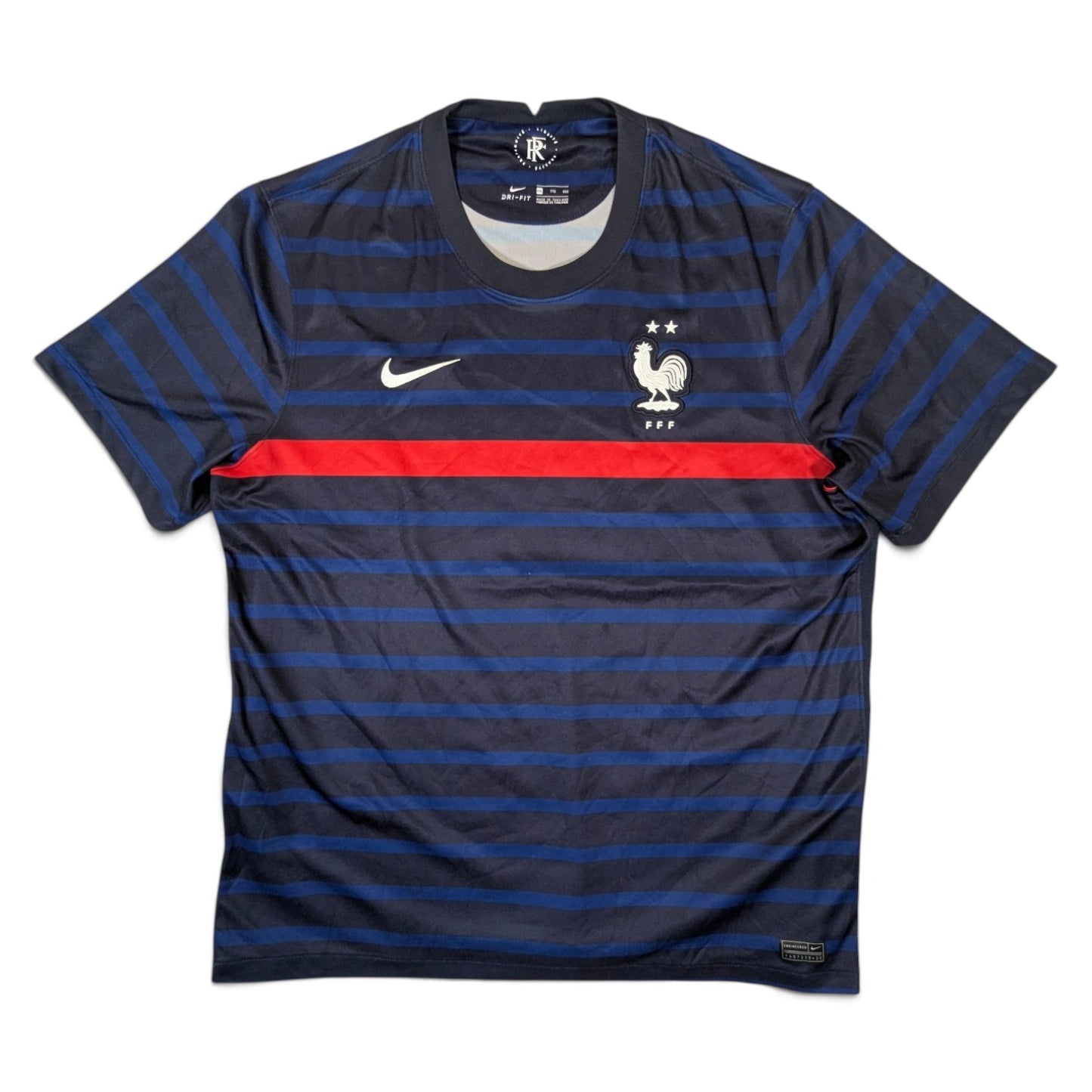 France Nike Home Football Jersey 2020 (2XL) [Good]