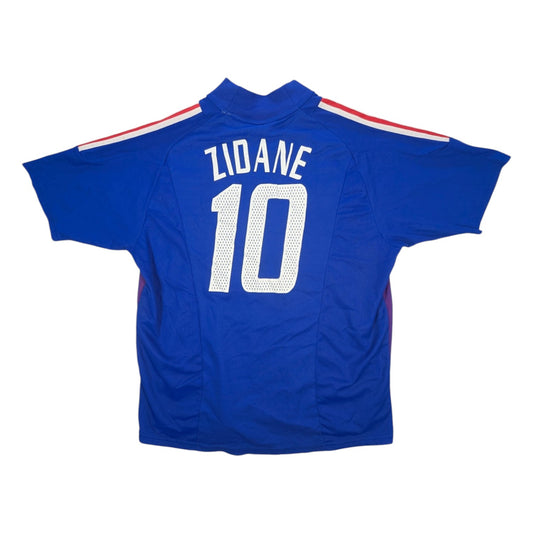  France adidas Home Football Jersey 2002 Zidane #10 (XL)