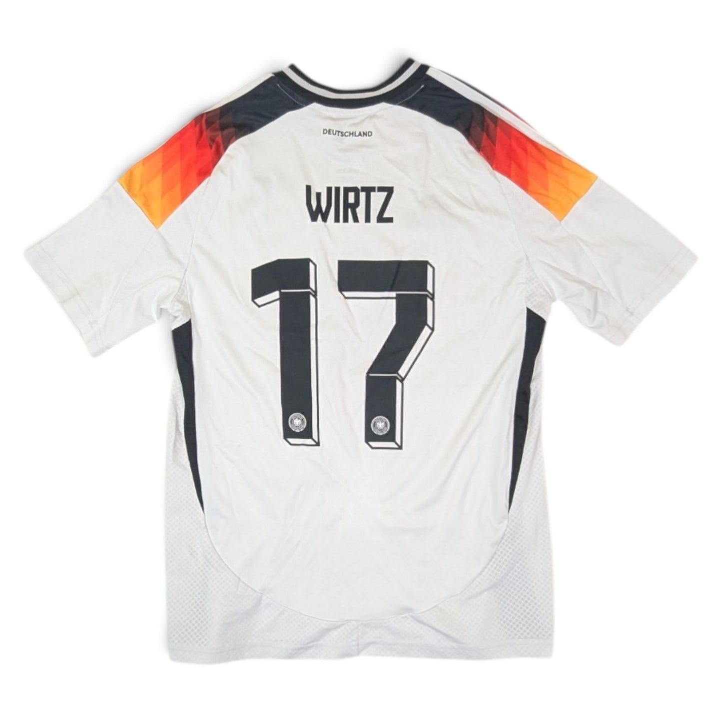 Germany adidas Home Football Jersey 2024 Wirtz #17 (13-14 Years) 