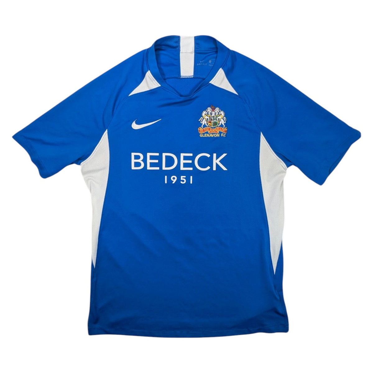 Glenavon Nike Home Football Jersey 2019 (L) [Very Good]