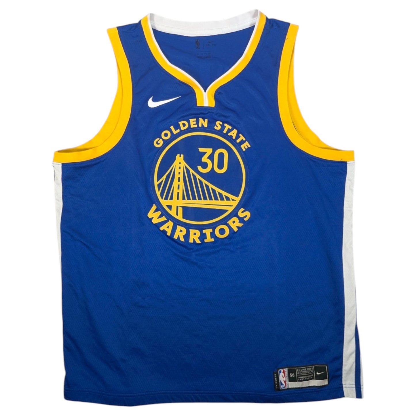 Golden State Warriors Nike Away Basketball Jersey 2020 Steph Curry #30 (2XL) [Very Good