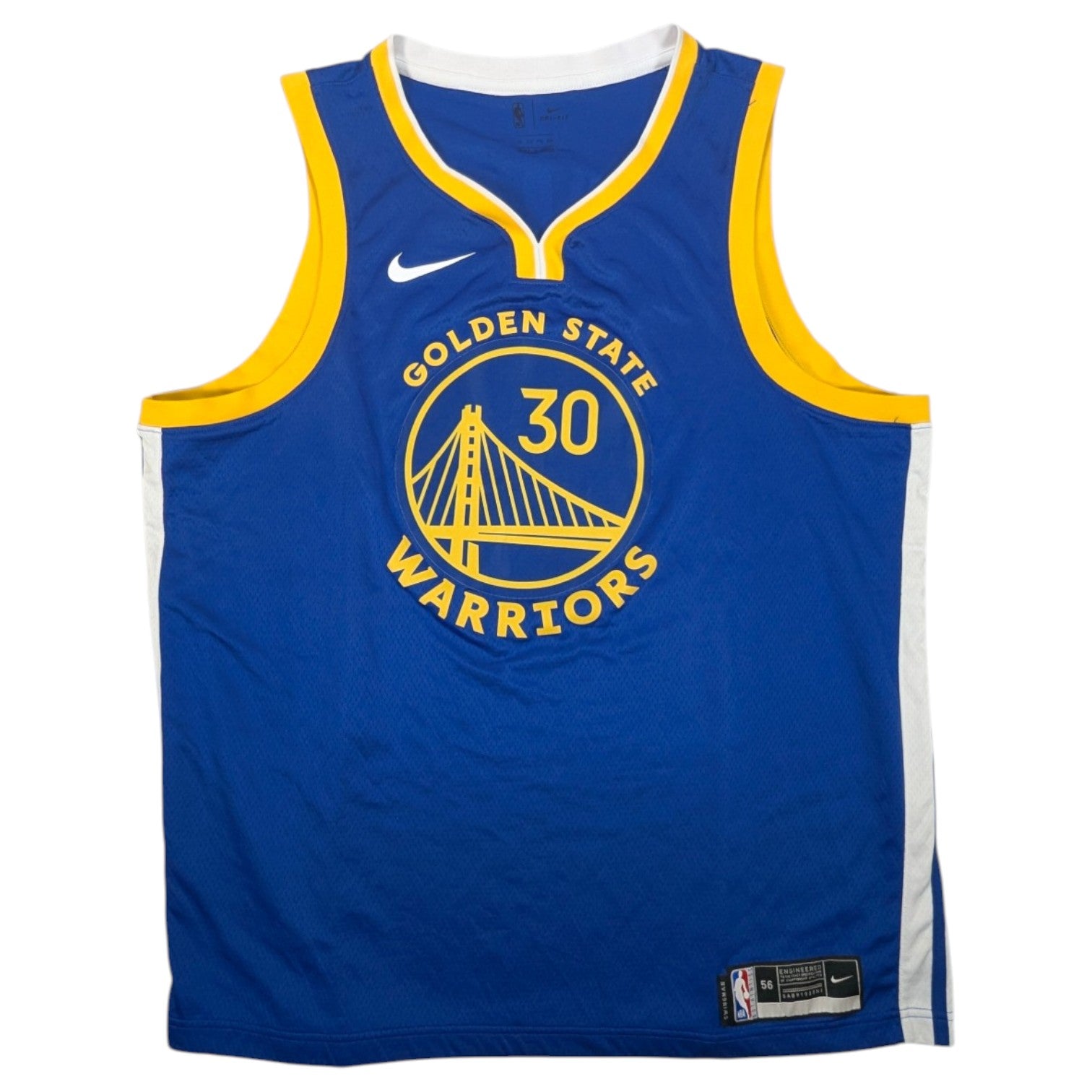 Golden State Warriors Nike Away Basketball Jersey 2020 Steph Curry #30 (2XL) [Very Good