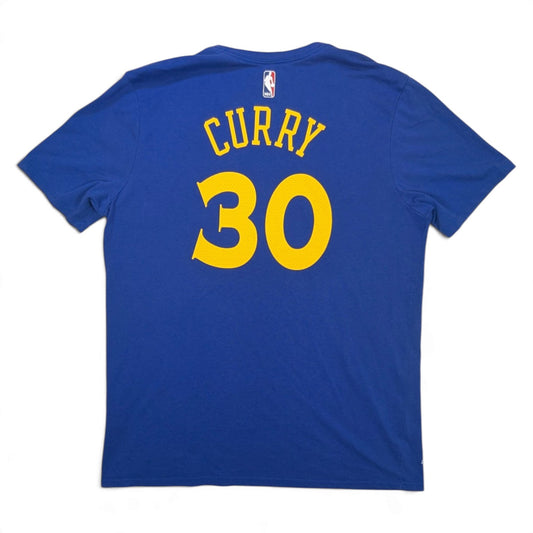 Golden State Warriors Nike Basketball T-Shirt 2020s Steph Curry #30 (L) [Good]