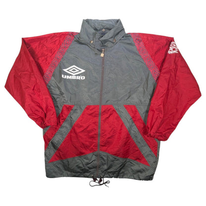 Grey Umbro Streetwear Jacket 1990s (XL) [Excellent]