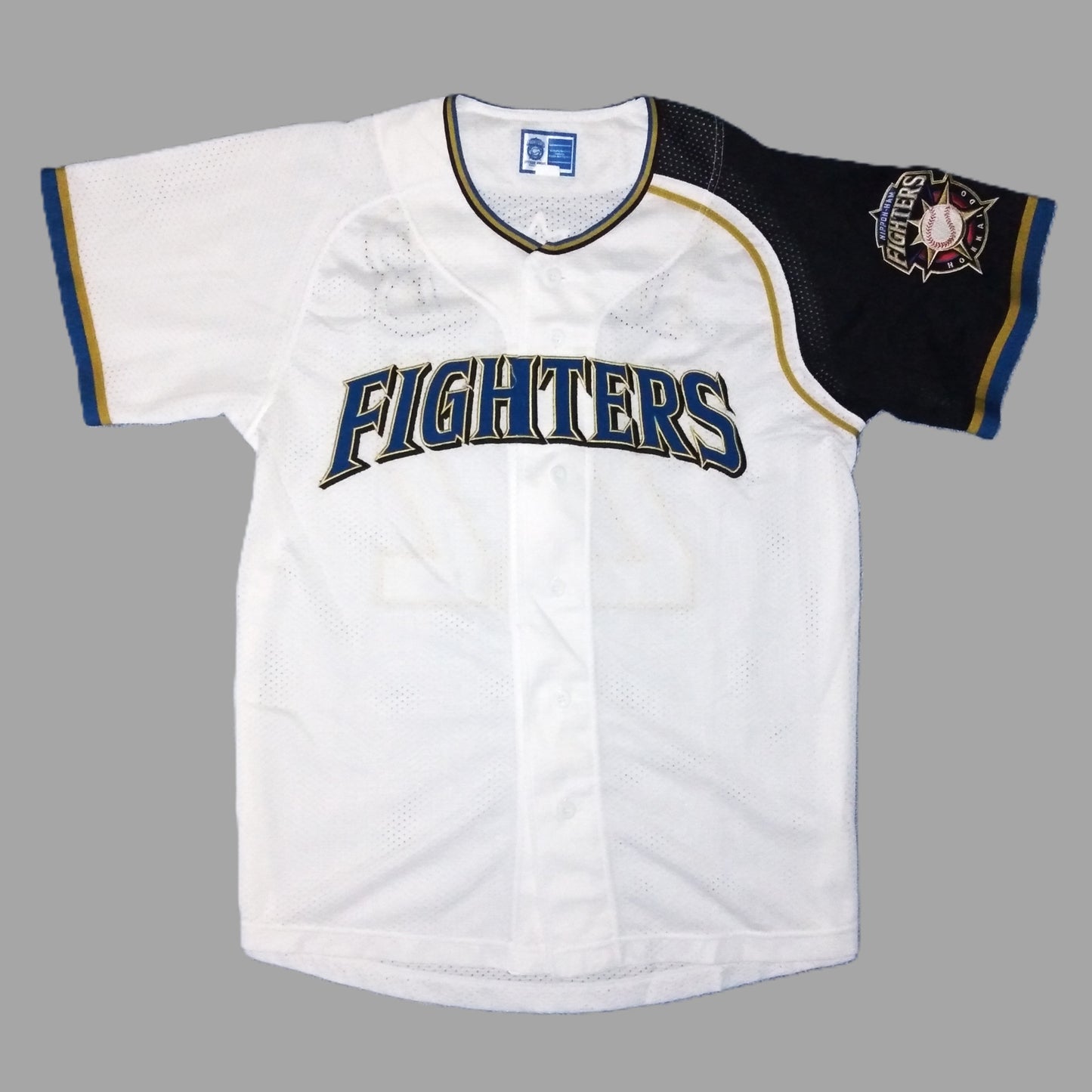 Hokkaido Nippon Ham Fighters Baseball  Home  Jersey  2011 / 12  Mizuno     Unisex Adults    