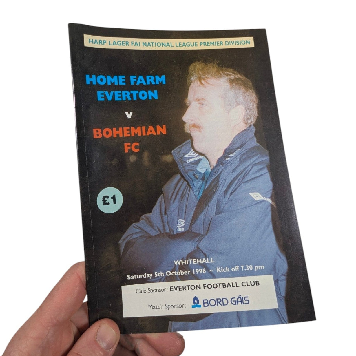 Home Farm Everton v Bohemian FC Homer Farm FC Home Football Programme 1996 