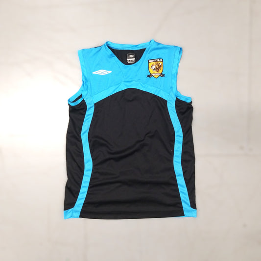 Hull City Football  Sleeveless  Training  Jersey  2008 / 09  Umbro     Unisex Adults       Sponsorless  Hull City AFC England Football Soccer Vintage Retro  SHIRTS V SKINS   