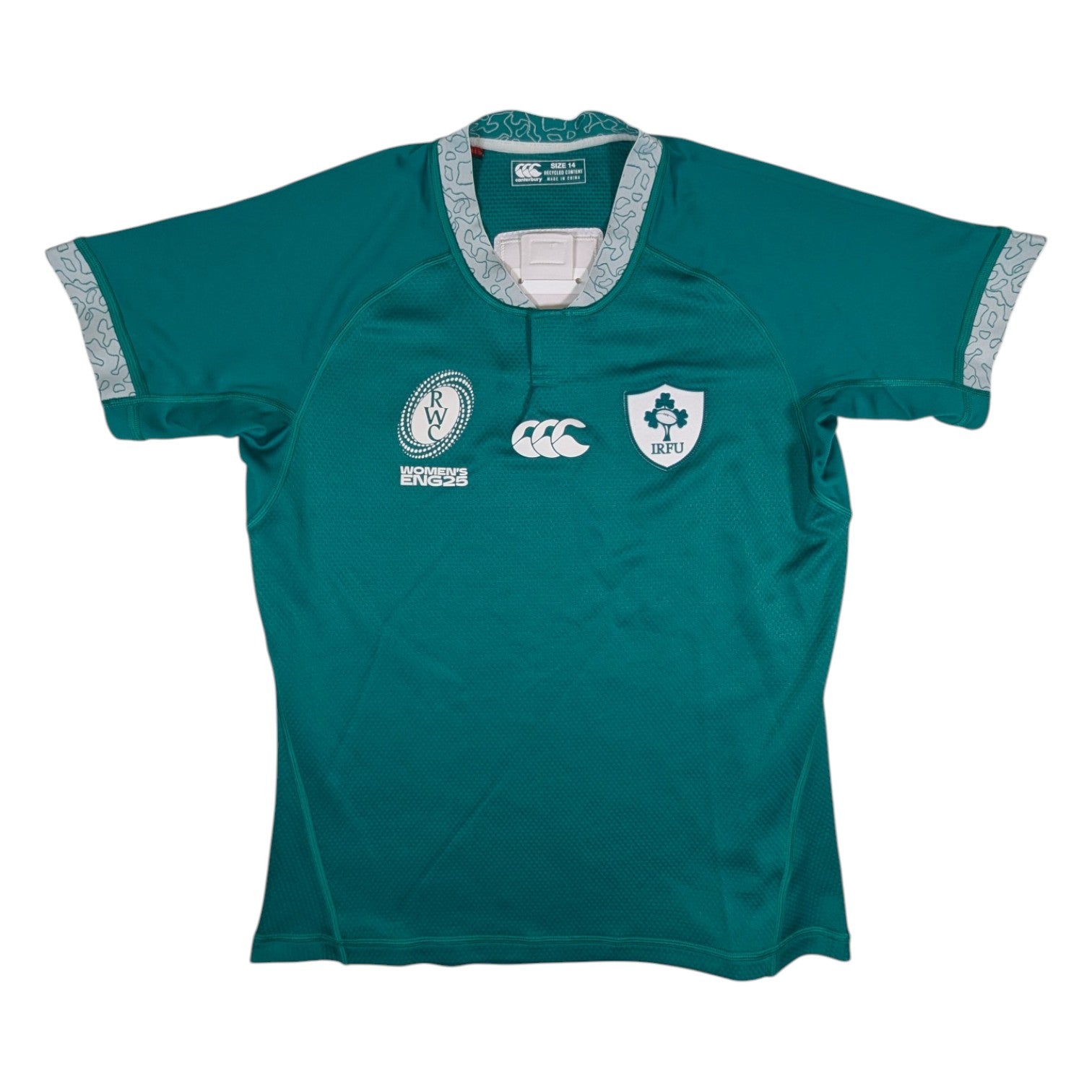 Ireland Canterbury Home Rugby Jersey 2025 (Size 14