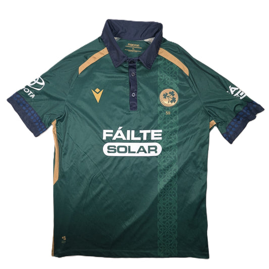 Ireland Player Issue Macron Home Cricket Jersey 2024 Gareth Delany #64 (XL)