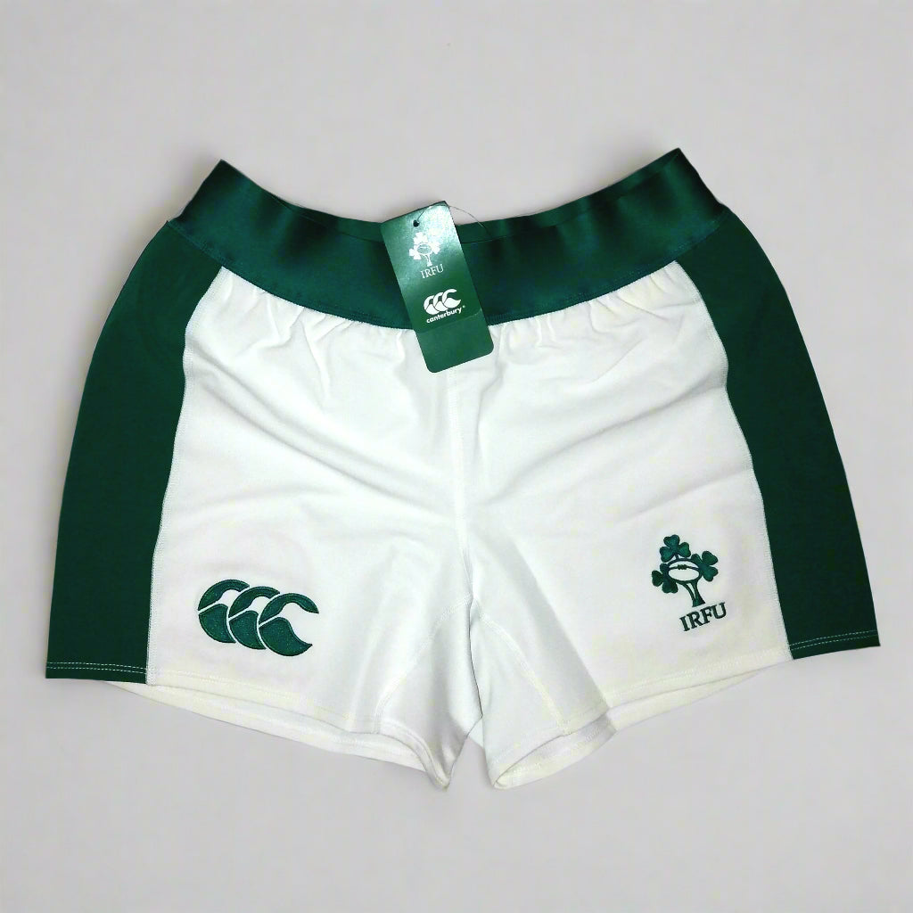 Ireland Rugby  Home  Shorts  2024 / 25  Canterbury  Test    Kids       Vodafone  SVS001886  