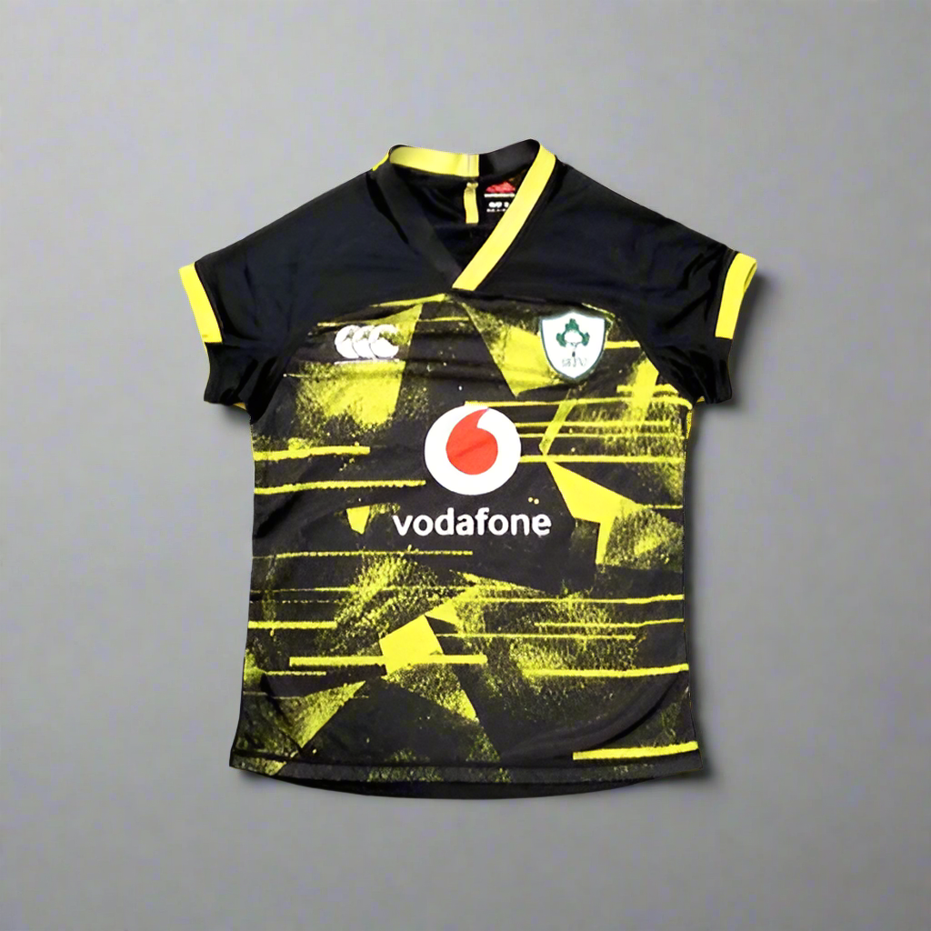 Ireland Rugby  Short Sleeve  Away  Jersey  2020 / 21  Canterbury     Womens       Vodafone  Ireland Rugby Eire Irish IRFU   SHIRTS V SKINS   