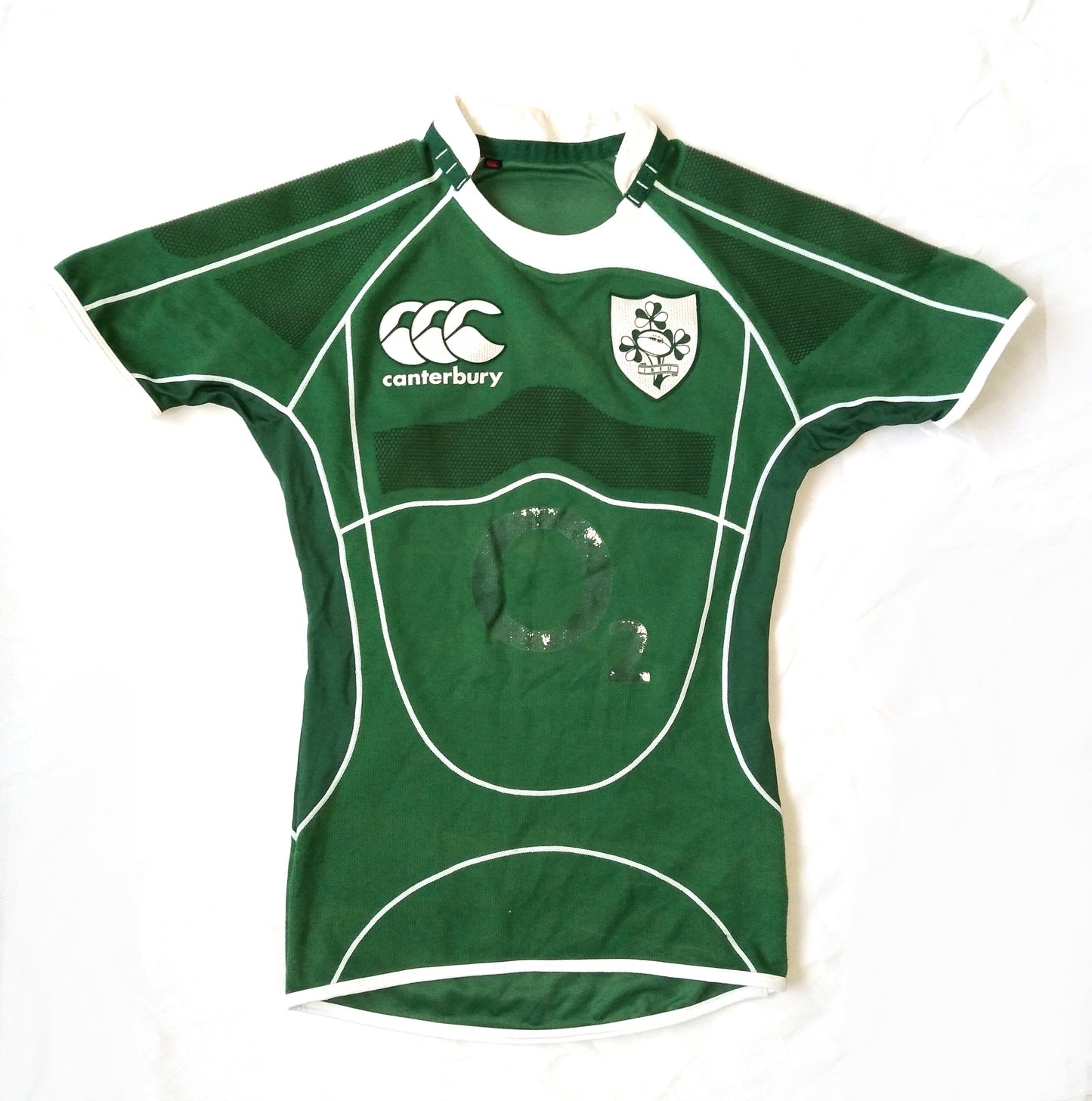 Ireland Rugby  Short Sleeve  Home  Jersey  2007 / 08  Canterbury  Test    Unisex Adults       o2  Ireland Rugby Eire Irish IRFU   SHIRTS V SKINS   