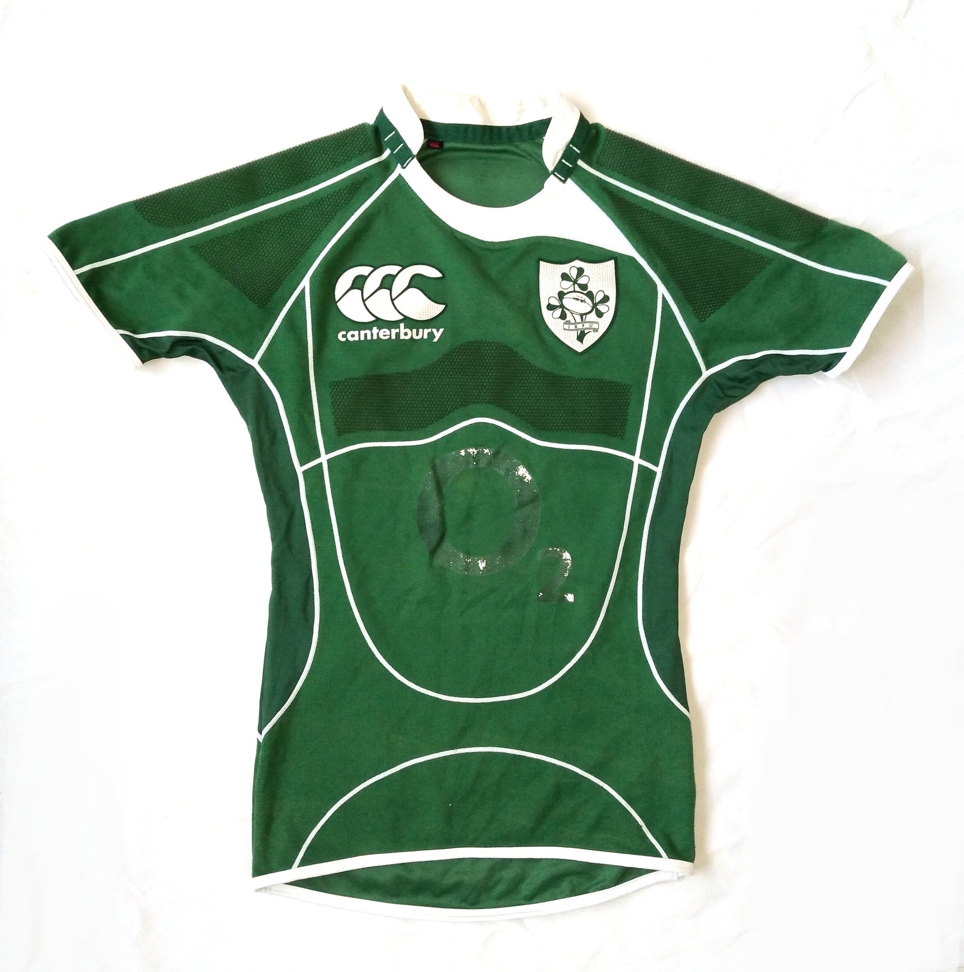 Ireland Rugby  Short Sleeve  Home  Jersey  2007 / 08  Canterbury  Test    Unisex Adults       o2  Ireland Rugby Eire Irish IRFU   SHIRTS V SKINS   