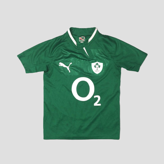 Ireland Rugby  Short Sleeve  Home  Jersey  2011 / 12  Puma     Teens       o2  Ireland Rugby Eire Irish IRFU   SHIRTS V SKINS   