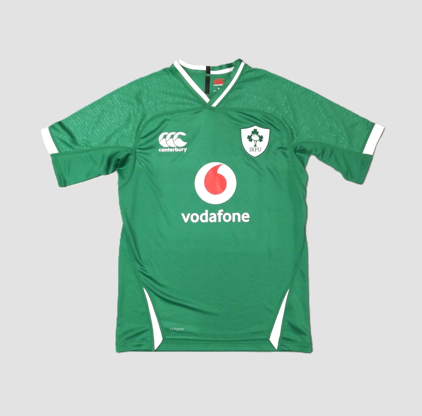 Ireland Rugby  Short Sleeve  Home  Jersey  2019 / 20  Canterbury     Unisex Adults       Vodafone  Ireland Rugby Eire Irish IRFU   SHIRTS V SKINS   