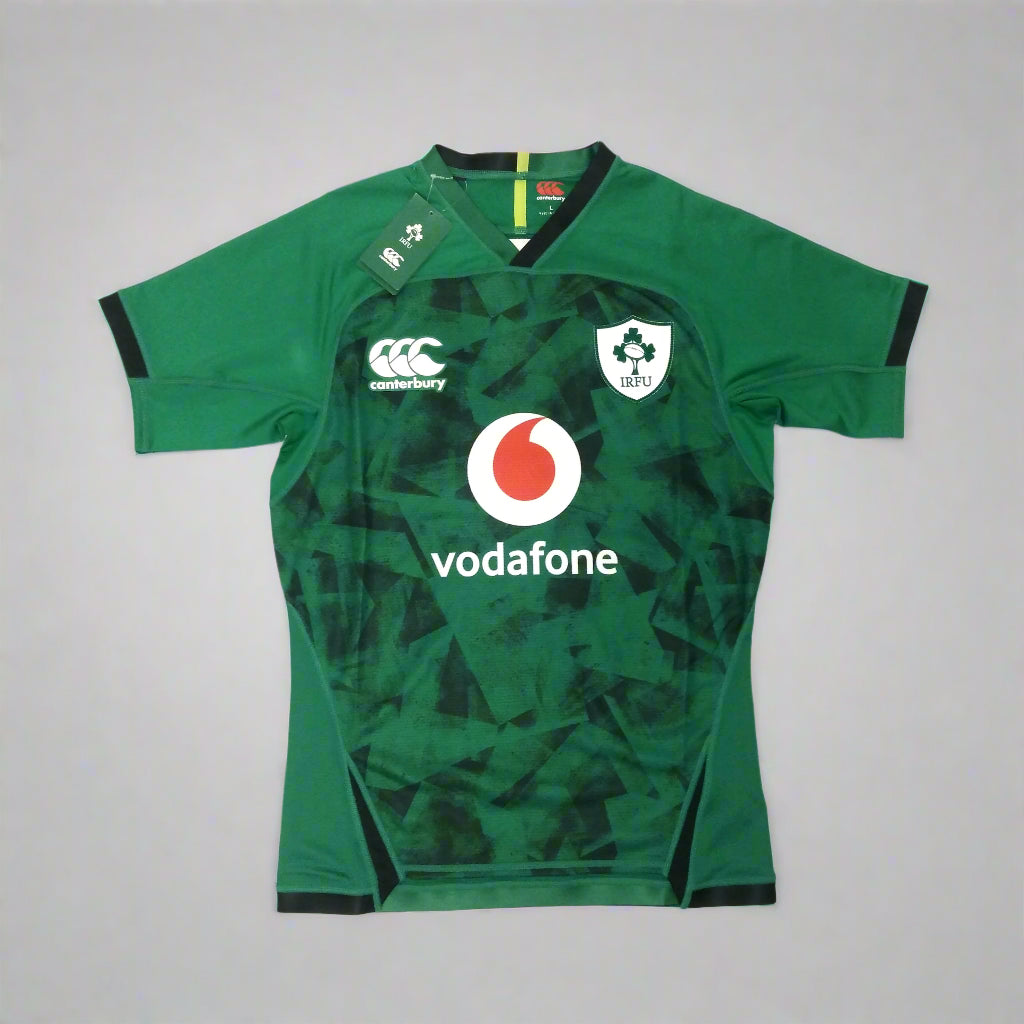 Ireland Rugby  Short Sleeve  Home  Jersey  2020 / 21  Canterbury  Player Issue   Unisex Adults  Test Fit     Vodafone  Ireland Rugby Eire Irish IRFU   SHIRTS V SKINS   