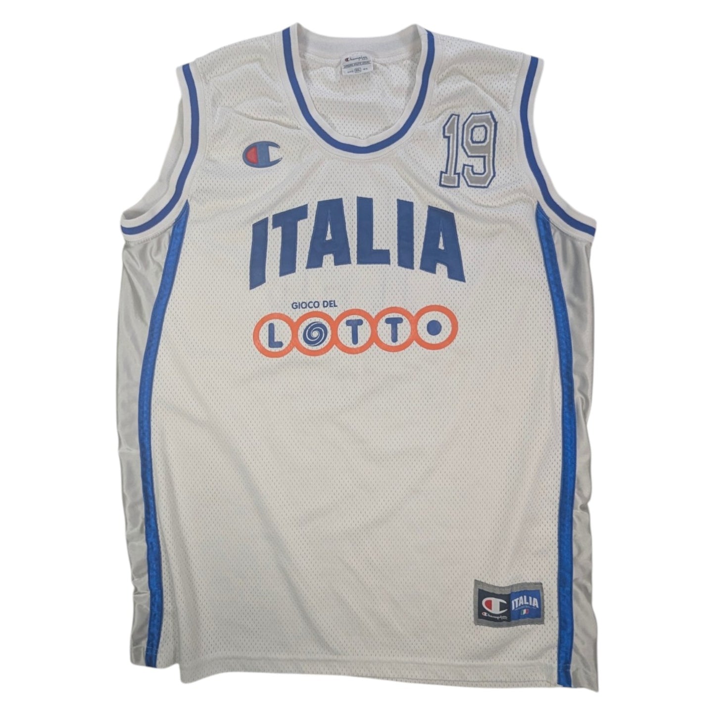 Italy Champion Away Basketball Jersey 2000s #10