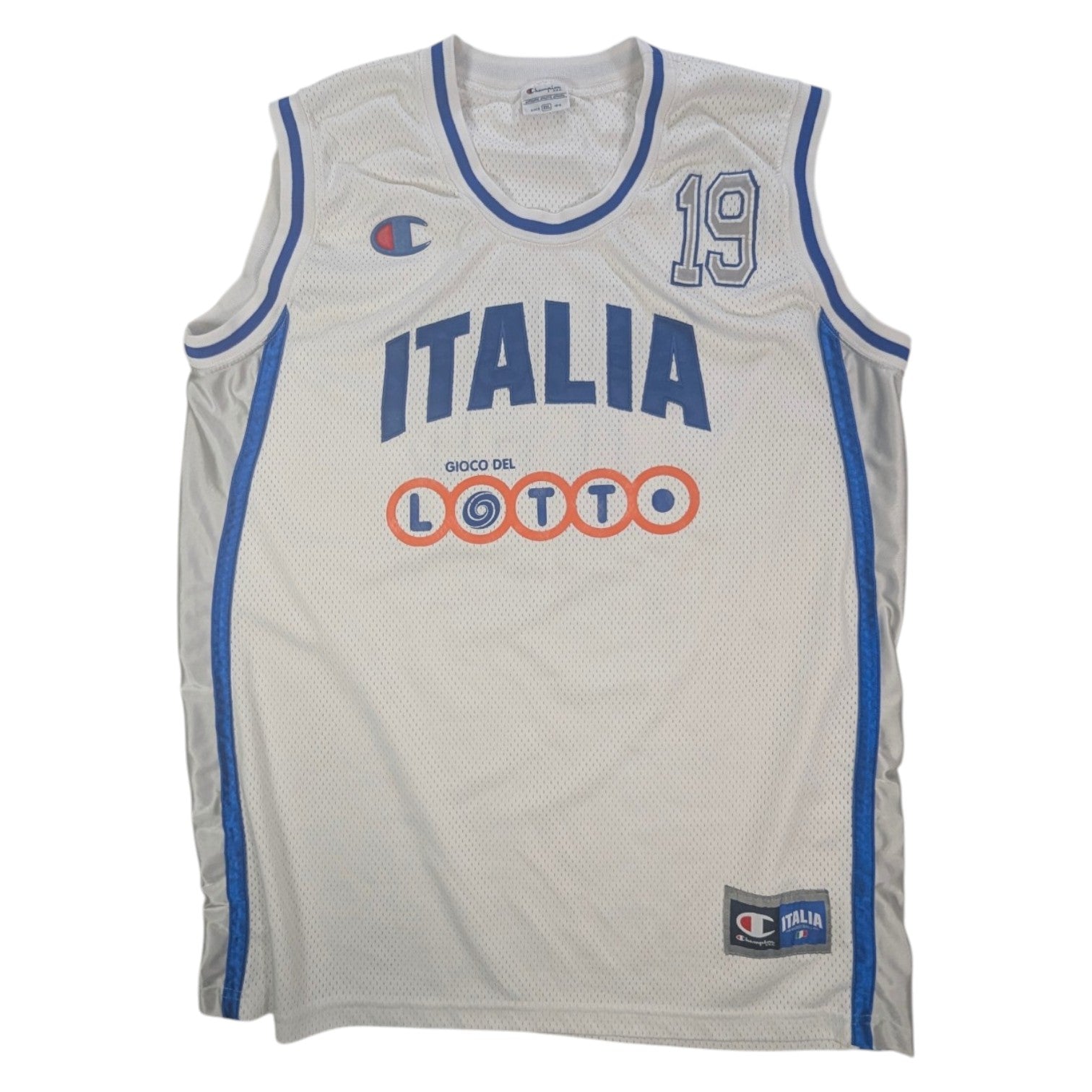 Italy Champion Away Basketball Jersey 2000s #10