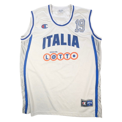 Italy Champion Away Basketball Jersey 2000s #10 (2XL) [Very Good]