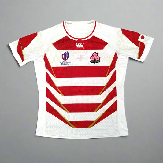 Japan Rugby  Short Sleeve  Home  Jersey  2023  Canterbury     Unisex Adults       Sponsorless  Japan Rugby Vintage Retro Jersey Shirt  SHIRTS V SKINS   