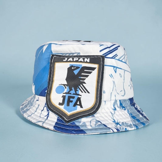 Japan ♻️ Upcycled Football Bucket Hat Retro Dragon Ball Z 