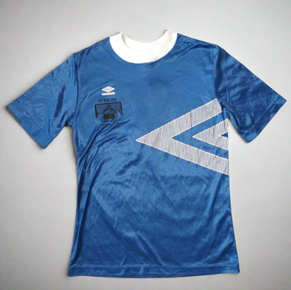 Jubilee Soccer Club Football  Short Sleeve  Home  Jersey  1990s  Umbro  Player Issue   Unisex Adults     #5  Sponsorless  vintage retro festival  SHIRTS V SKINS   