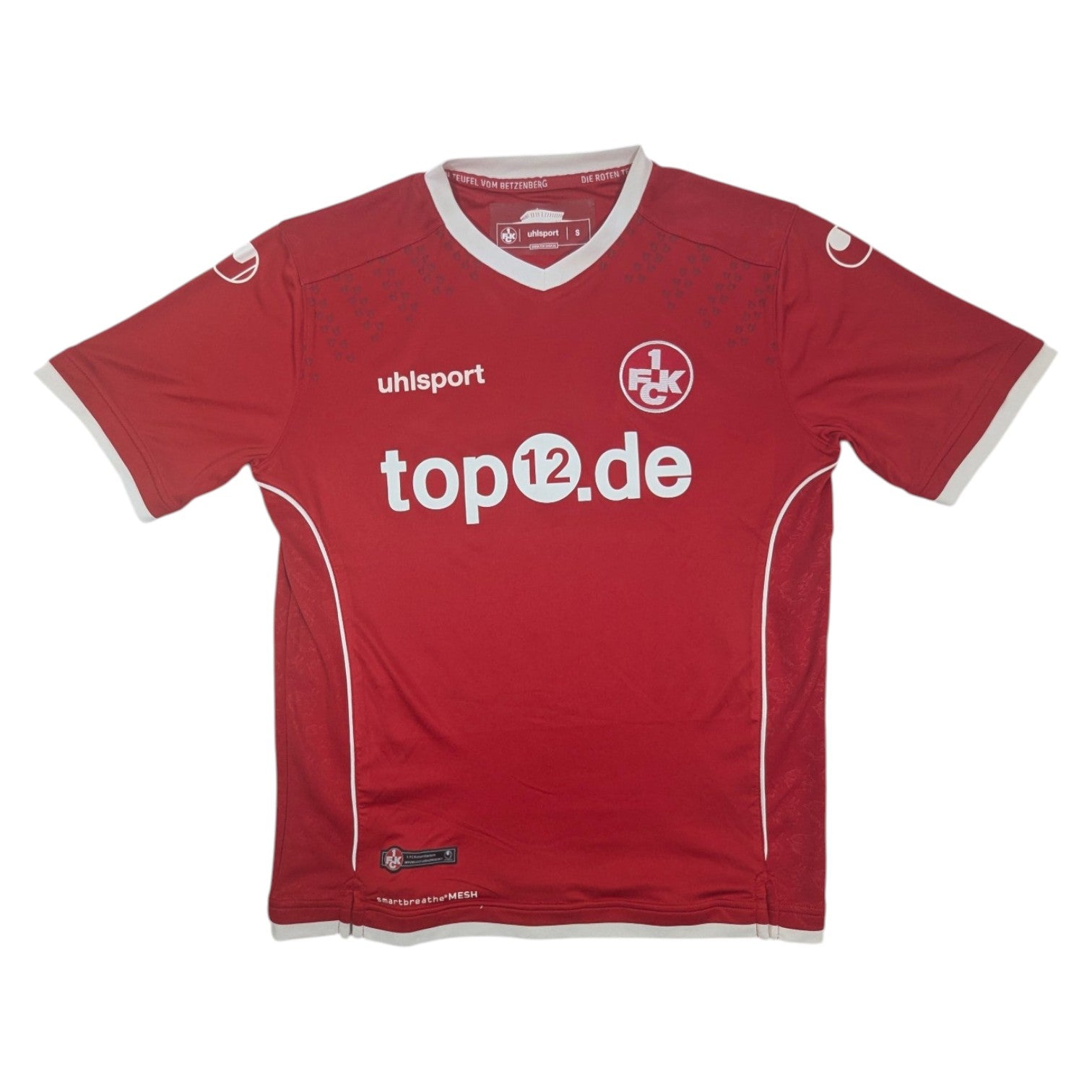Kaiserslautern Uhlsport Home Football Jersey 2017 (S) [Very Good]
