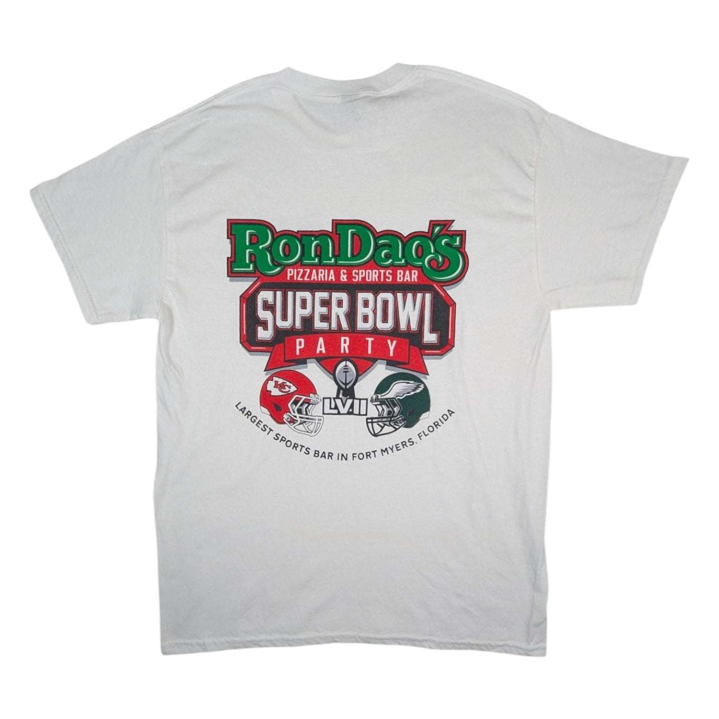 Kansas City Chiefs v Philadelphia Eagles Gildan American Football T-Shirt 2023 (M