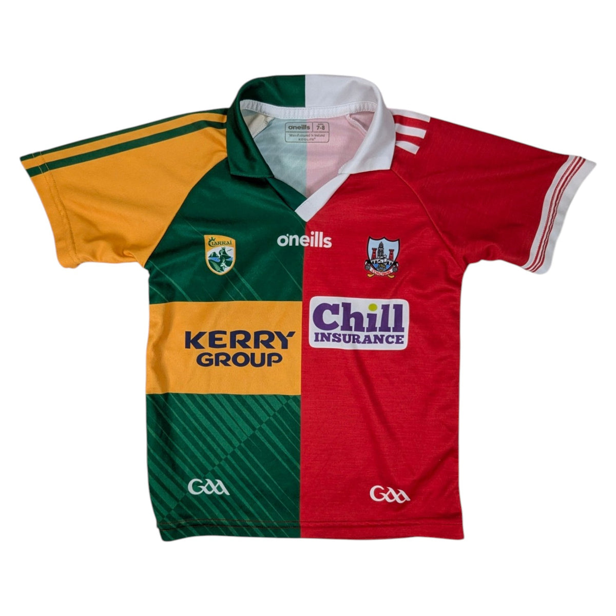 Kerry-Cork O'Neills Home GAA Jersey 2020 (7-8 Years) [Good]