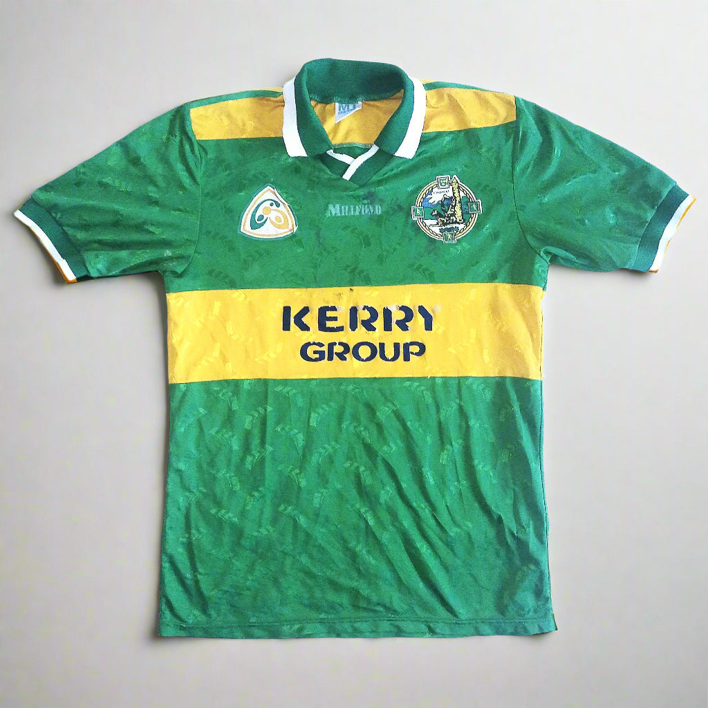 Kerry GAA  Home  Jersey  1997 / 98  Millfield     Unisex Adults       Kerry Group  SVS1921  
