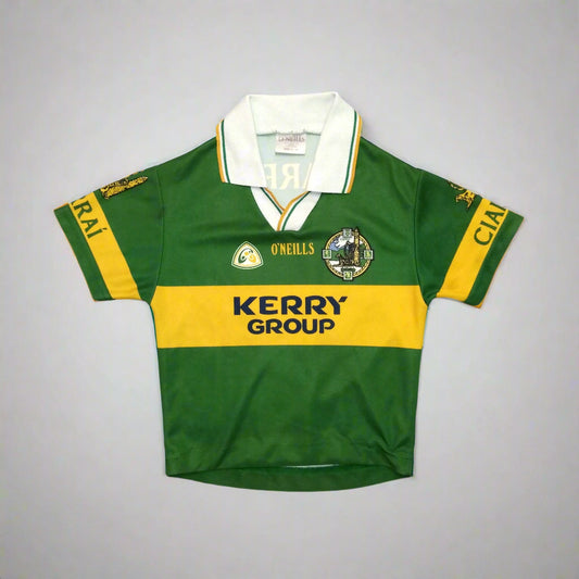 Kerry GAA  Short Sleeve  Home  Jersey  2000 / 01  O'Neills     Kids       Kerry Group  Kerry Ciarrai GAA Gaelic Football Hurling Vintage Retro Jersey Shirt  SHIRTS V SKINS   