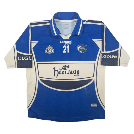  Laois Player Issue Azzurri Home GAA Jersey 2008 #21 (M) [