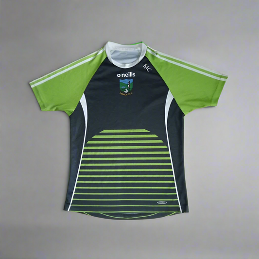 Laragh GAA  Short Sleeve  Training  Jersey  2010s  O'Neills  Player Issue   Unisex Adults  Tight Fit     Sponsorless  Wicklow Cil Mhantain leinster Gaelic Football Hurling Camogie  SHIRTS V SKINS   