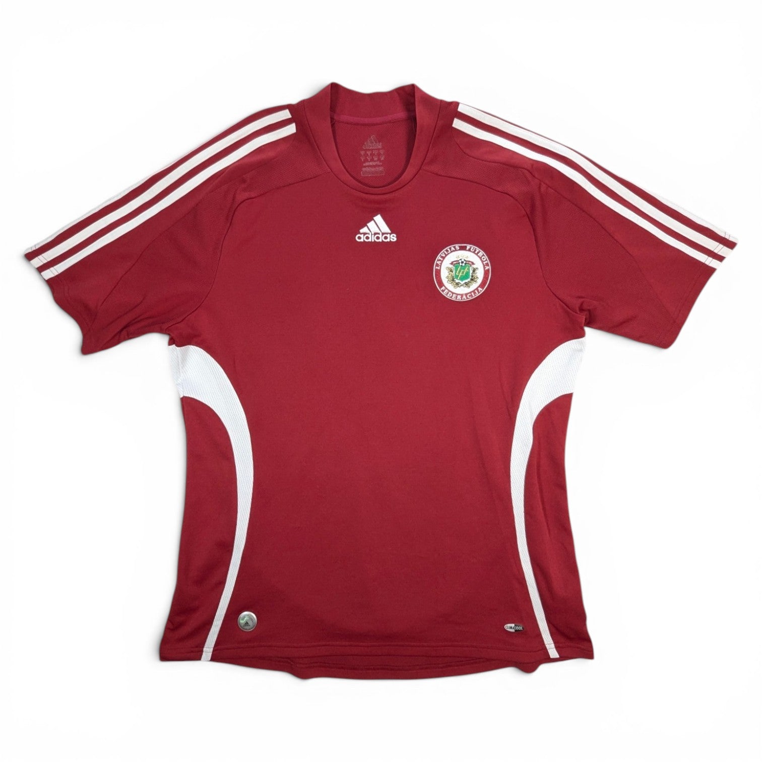 Latvia adidas Home Football Jersey 2008 (L) 