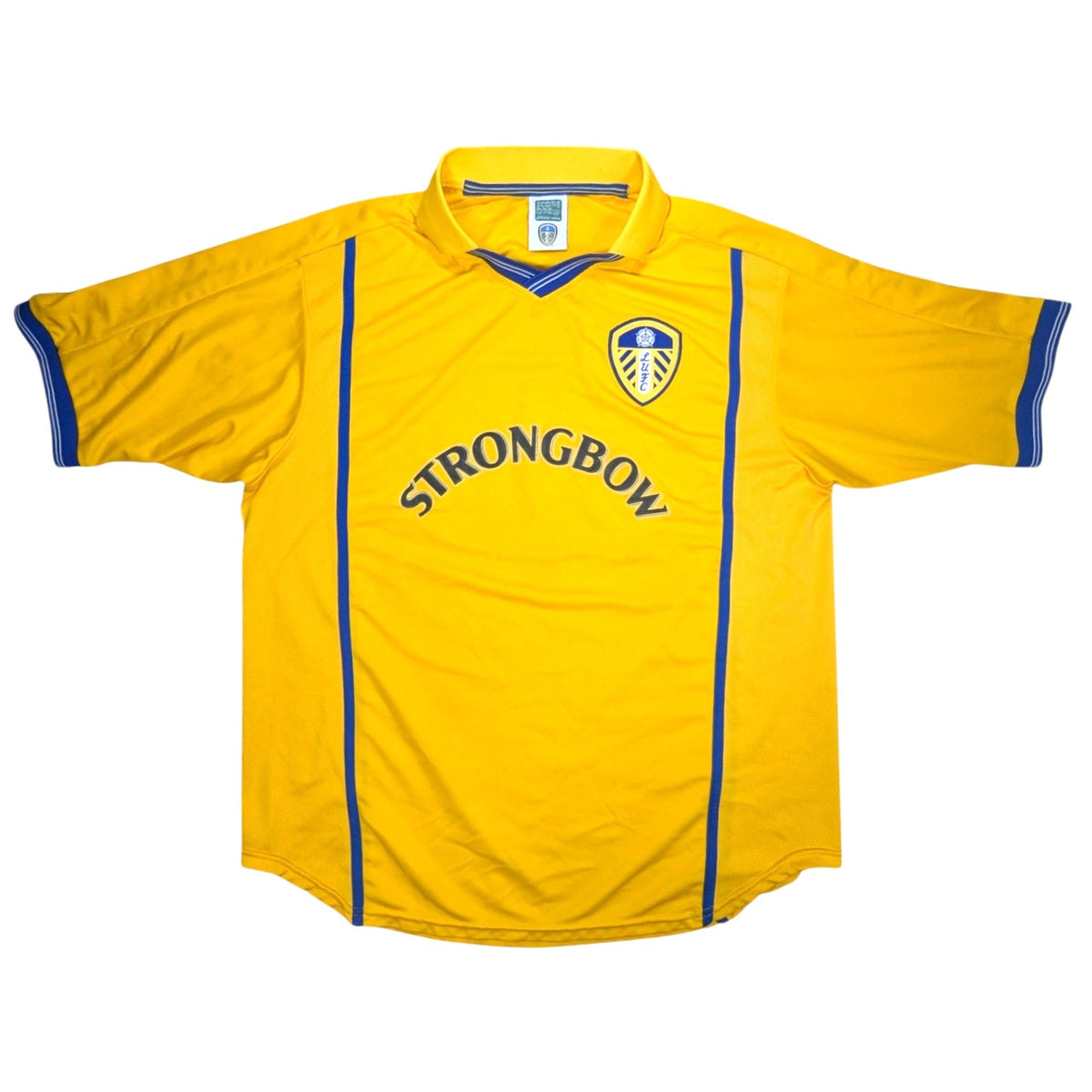 Leeds United Score Draw Away Football Jersey Retro 2001 (XL) [Good]