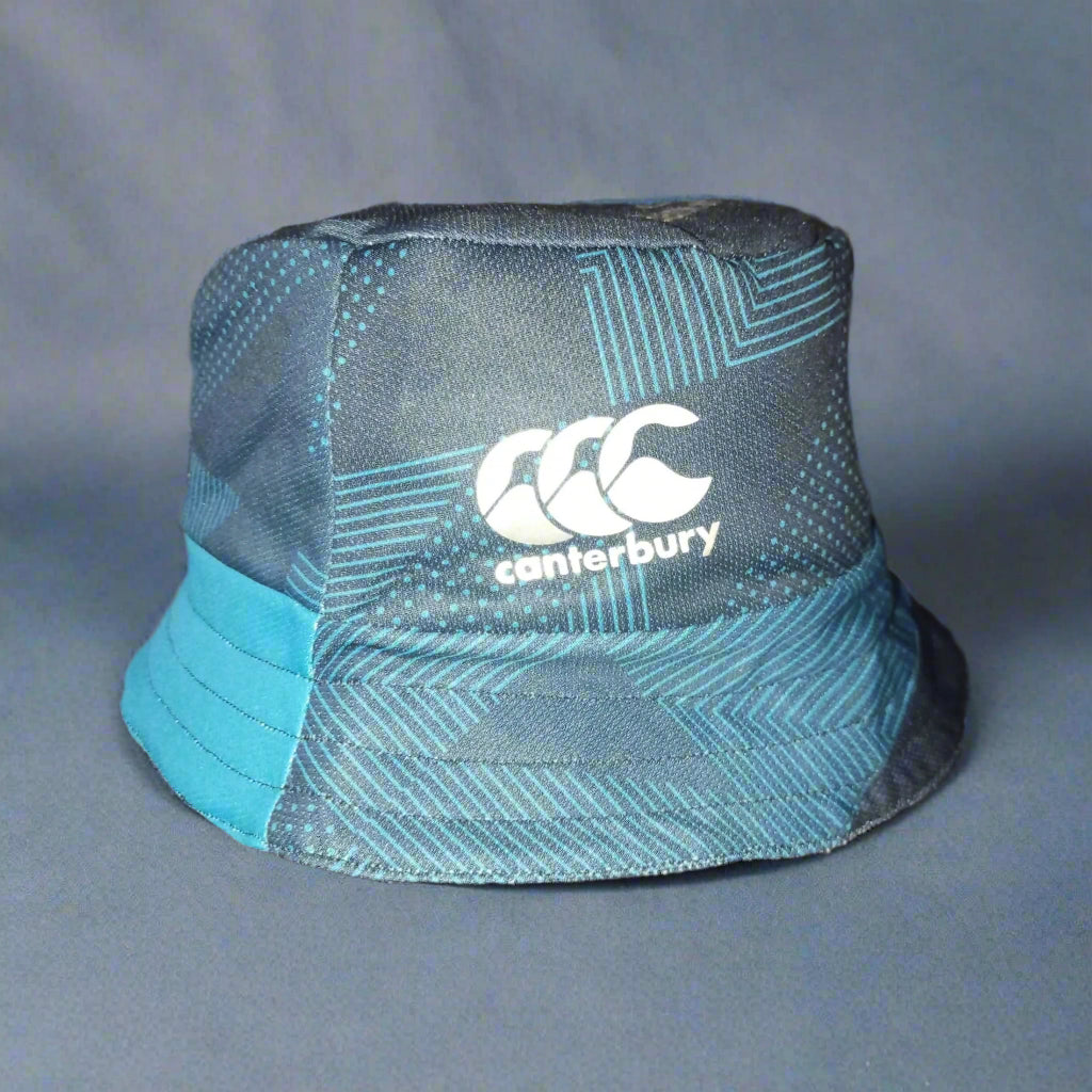 Leinster Rugby    Casual  Bucket Hat  2017 / 18  Canterbury  Upcycled   Unisex Adults       Bank of Ireland  bucket hat festival vintage retro upcycled recycled rave cap headware Football Soccer Rugby GAA  SHIRTS V SKINS   