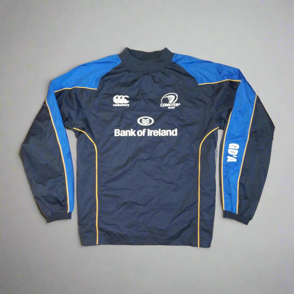 Leinster Rugby  Long Sleeve  Training  Jacket  2012 / 13  Canterbury  Player Issue   Unisex Adults     Gordon D'Arcy  Bank of Ireland  Leinster Rugby Jersey Shirt Vintage Retro   SHIRTS V SKINS   
