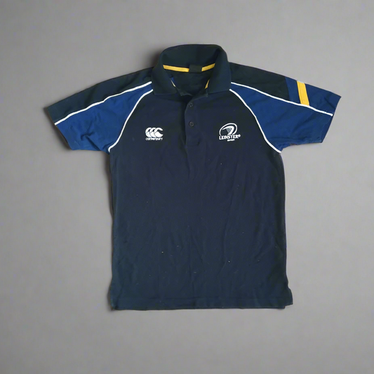 Leinster Rugby  Short Sleeve  Casual  Polo  2011 / 12  Canterbury     Unisex Adults       Bank of Ireland  Leinster Rugby Jersey Shirt Vintage Retro   SHIRTS V SKINS   