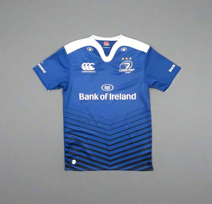 Leinster Rugby  Short Sleeve  Home  Jersey  2015 / 16  Canterbury     Unisex Adults       Bank of Ireland  Leinster Rugby Dublin Jersey Shirt Vintage Retro  SHIRTS V SKINS   