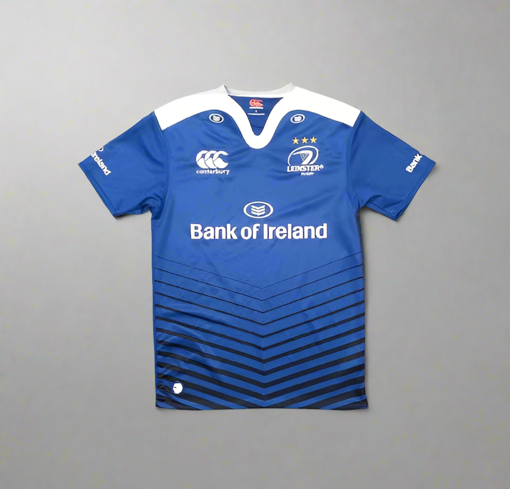 Leinster Rugby  Short Sleeve  Home  Jersey  2015 / 16  Canterbury     Unisex Adults       Bank of Ireland  Leinster Rugby Dublin   SHIRTS V SKINS   