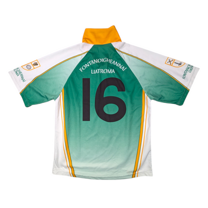  Liatroim Fontenoys Player Issue O'Neills Home GAA Jersey 2000s