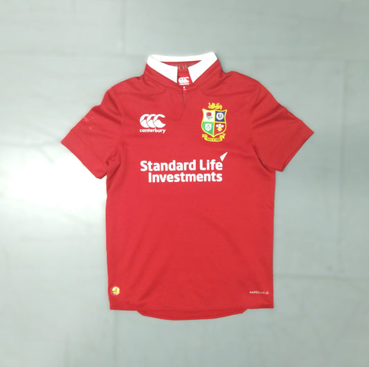 Lions Rugby  Short Sleeve  Home  Jersey  2017 / 18  Canterbury     Unisex Adults       Standard Life Investments  Lions British and Irish  Rugby England Ireland Scotland Wales Tour  SHIRTS V SKINS   