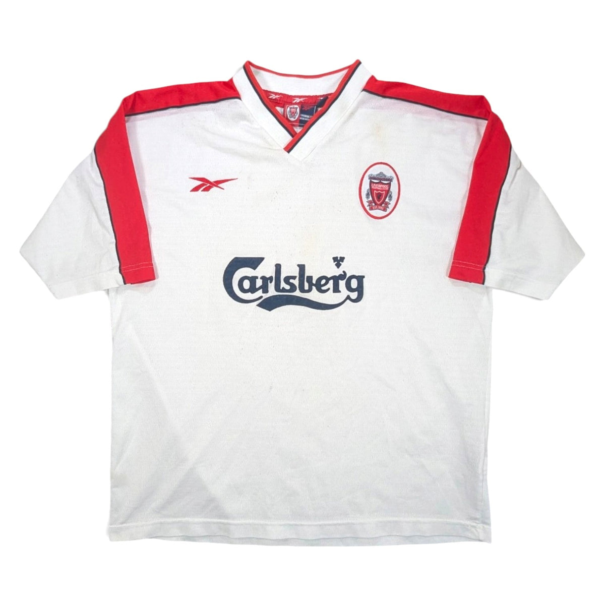 Liverpool Reebok Away Football Jersey 1998 (L) [Fair]