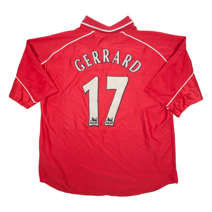 Liverpool Reebok Home Football Jersey 2000 Gerrard #17 (2XL)