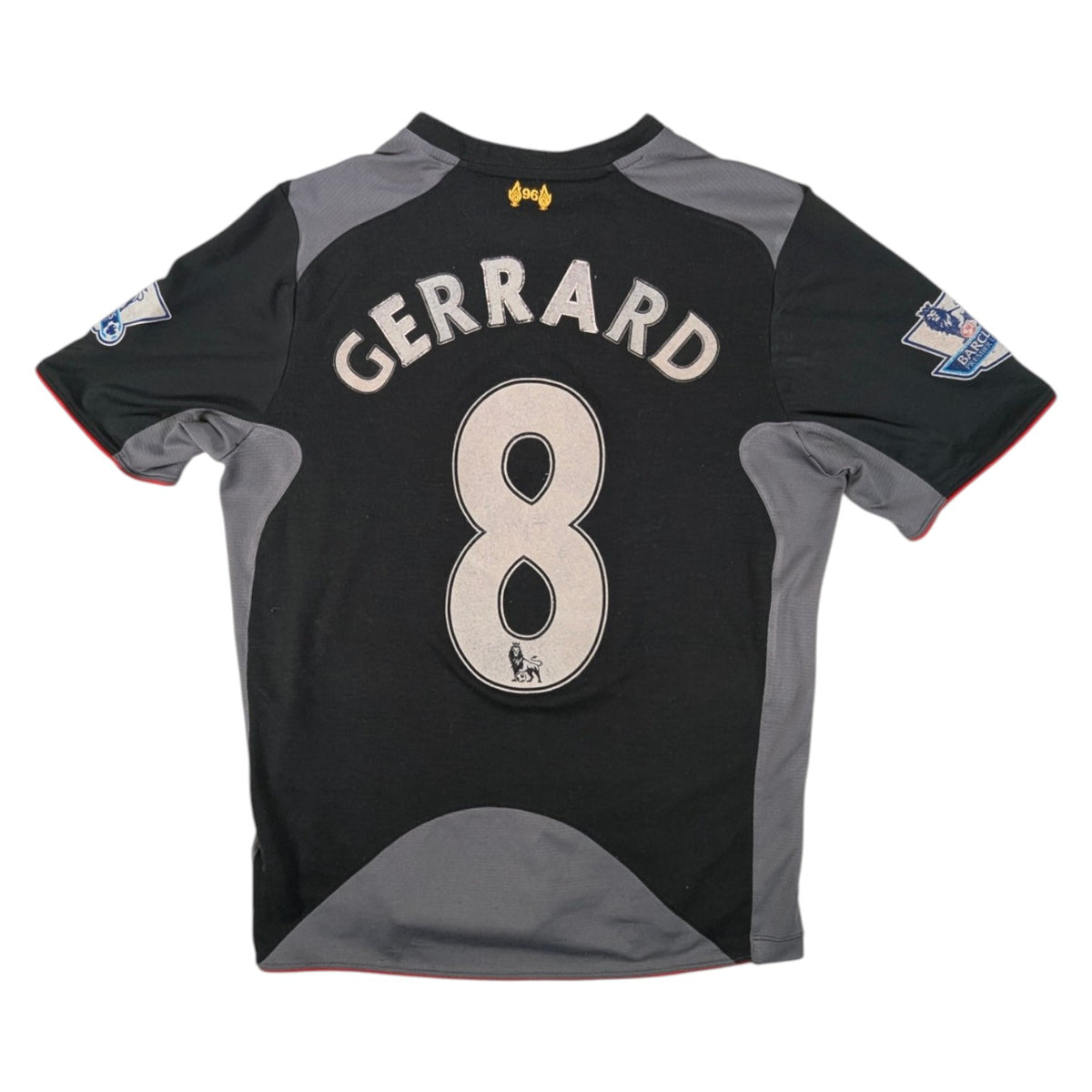 Liverpool Warrior Away Football Jersey 2012 Gerrard #8 (S) [Fair]